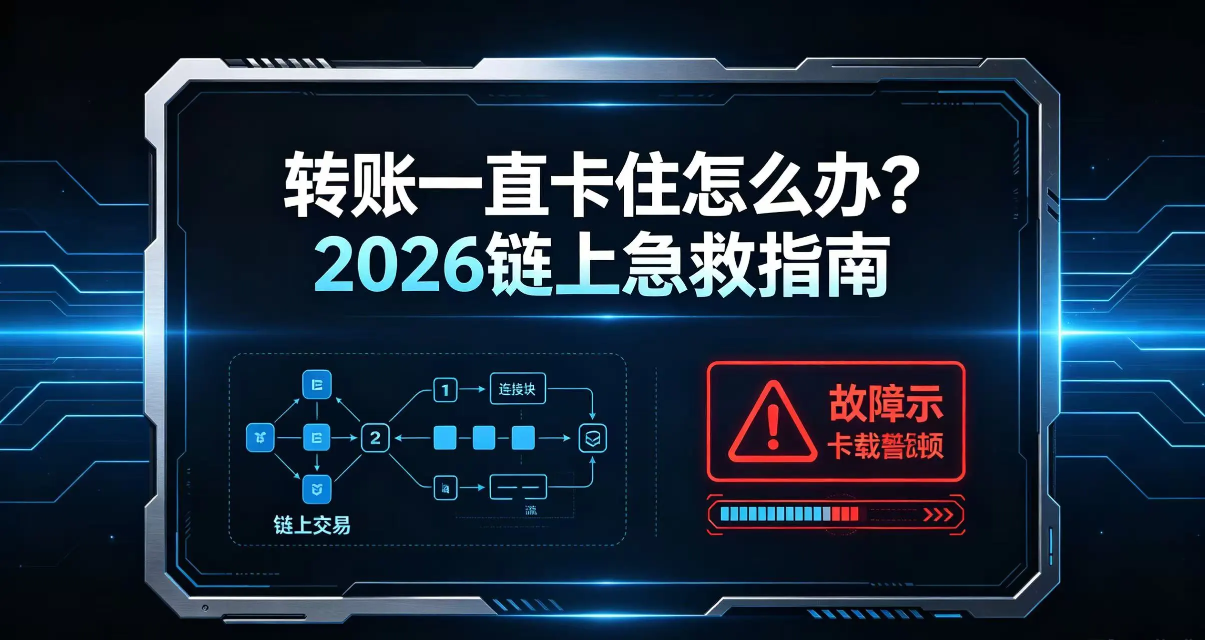 转账一直卡住怎么办？2026链上急救指南