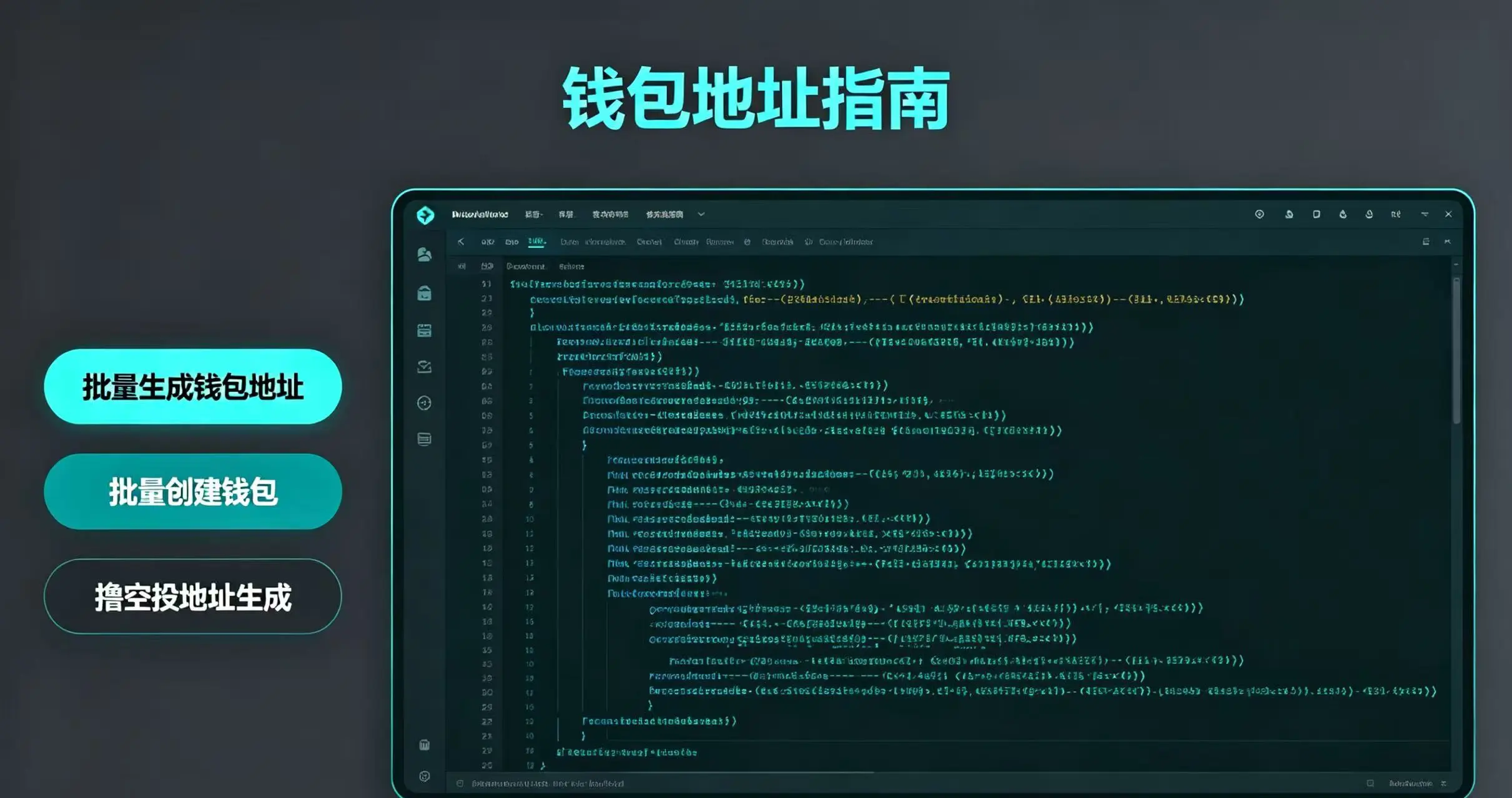 批量生成钱包地址的工具有哪些？