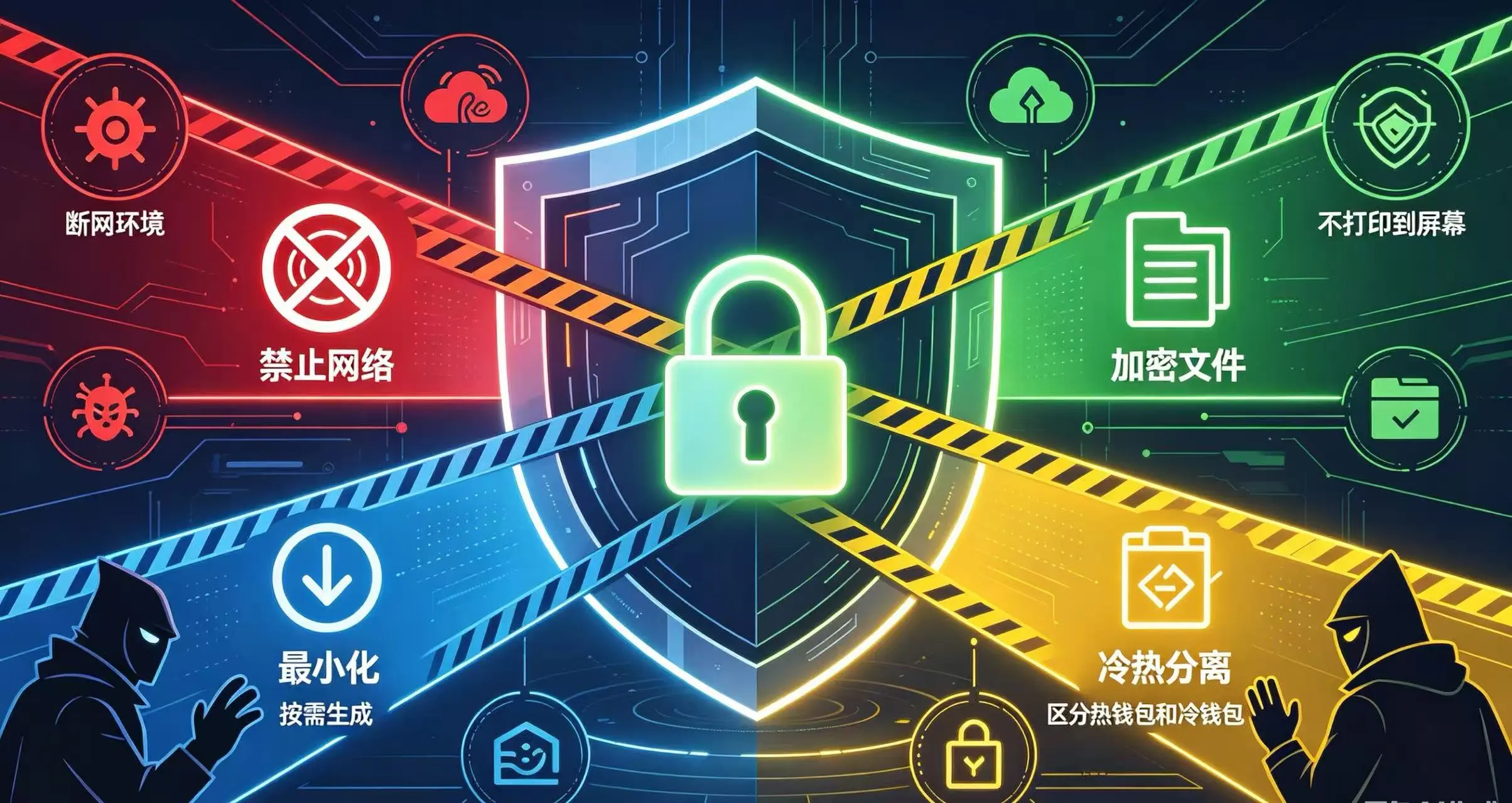 钱包生成安全底线示意图