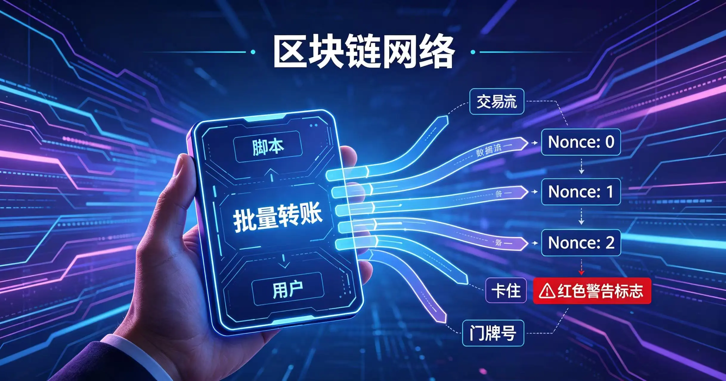 批量转账时Nonce卡住了怎么办？