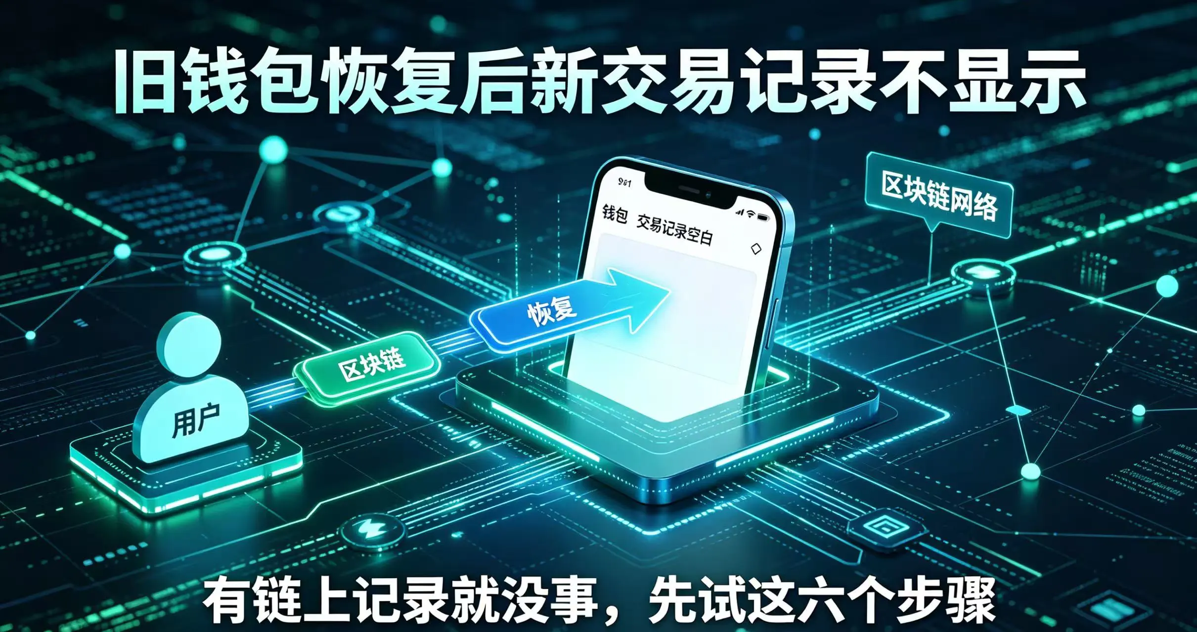 旧钱包恢复后新交易记录不显示：有链上记录就没事，先试这六个步骤