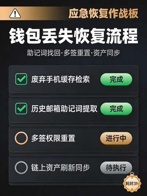 交易所钱包丢失后的新生：从废弃手机和邮箱里挖出助记词，多签恢复全流程复盘