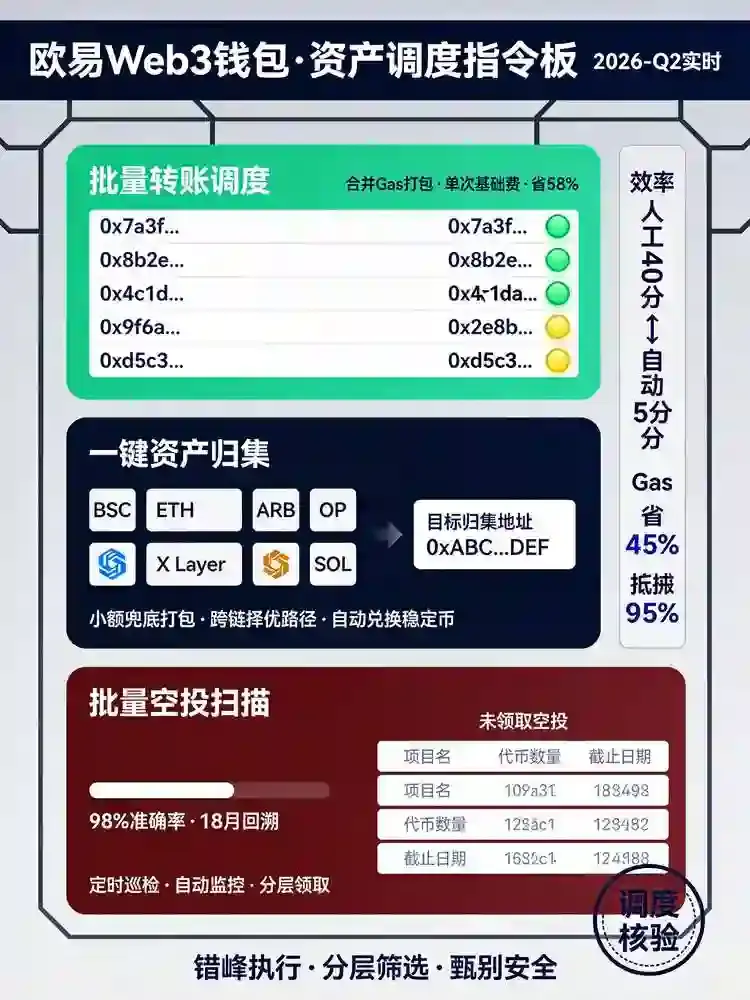 Web3钱包高效玩家：批量转账、批量领空投与一键归集资产的隐秘技巧