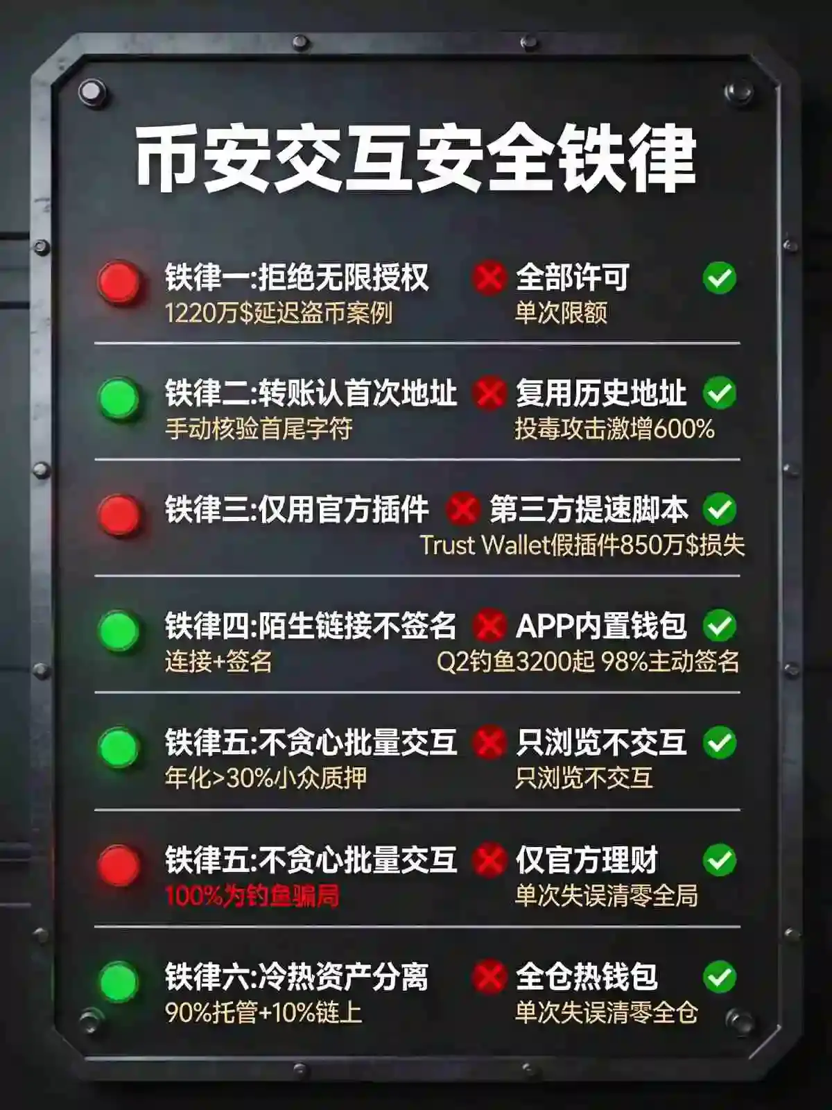 比被盗更可怕的是“主动送钱”：围绕交易所生态的6个钱包交互安全铁律