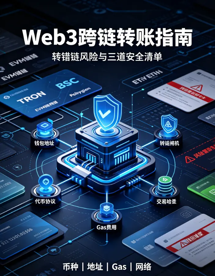转错链就找不回？Web3钱包跨链转账前的3道安全检查清单