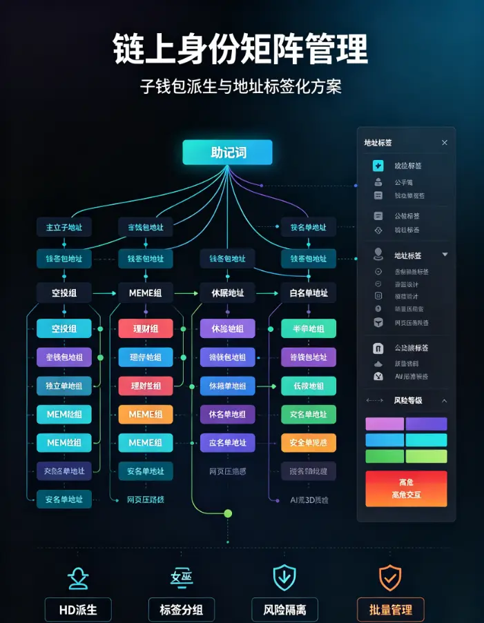 地址标签化与子钱包派生：利用欧亿Web3钱包与比安Web3钱包高效管理海量链上身份